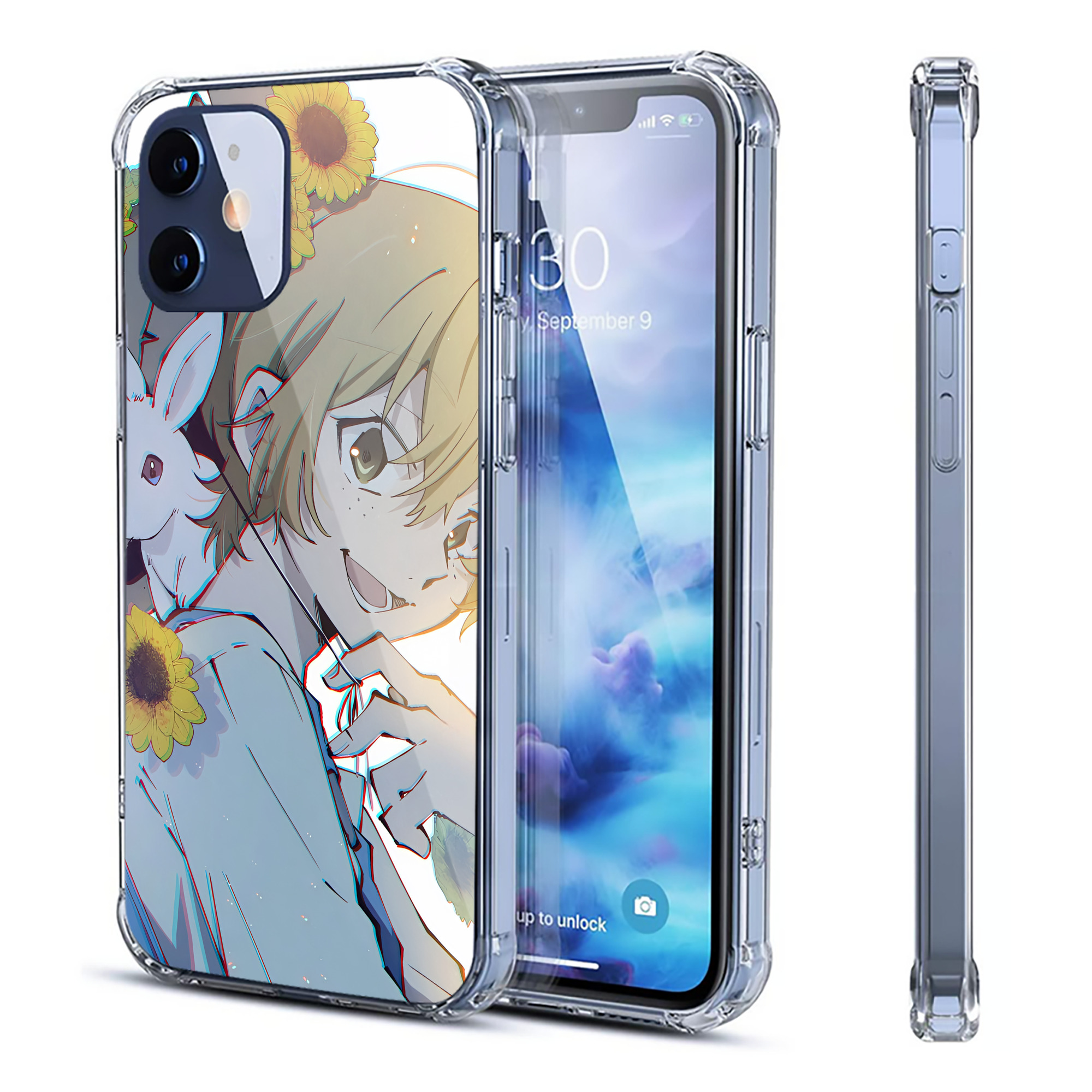 （画像用） 文豪ストレイドッグス Bungo Stray Dogs 【iPhone 12シリーズ対応】透明スマホケース（クリアソフトケース）